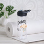 Dobby Is Free Water Bottle<br><div class="desc">HARRY POTTER™ | Check out this adorable illustration of Dobby the house elf that reads: Dobby is free!</div>