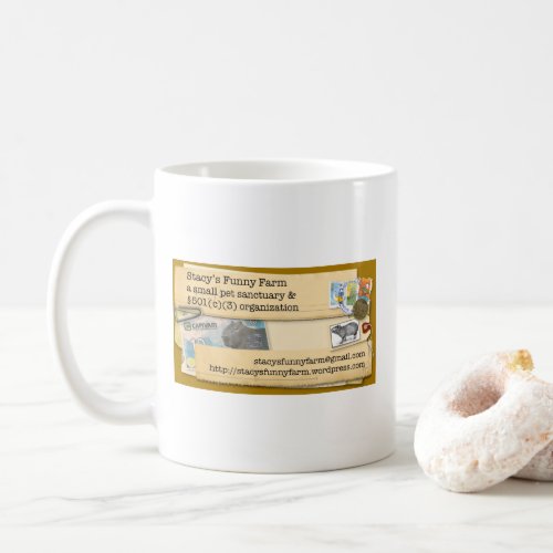 Dobby the Capybara with waterlily mug