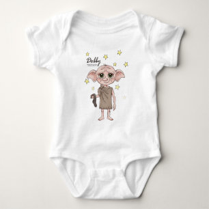 Dobby Watercolor Character Art Baby Bodysuit
