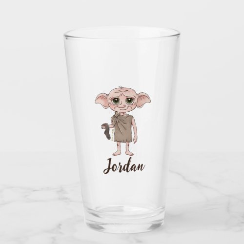 Dobby Watercolor Character Art Glass