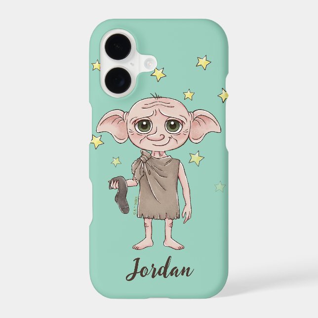 Dobby Watercolor Character Art iPhone Case (Back)