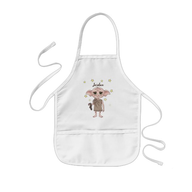 Dobby Watercolor Character Art Kids' Apron (Front)