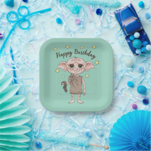 Dobby Watercolor Character Art Paper Plates