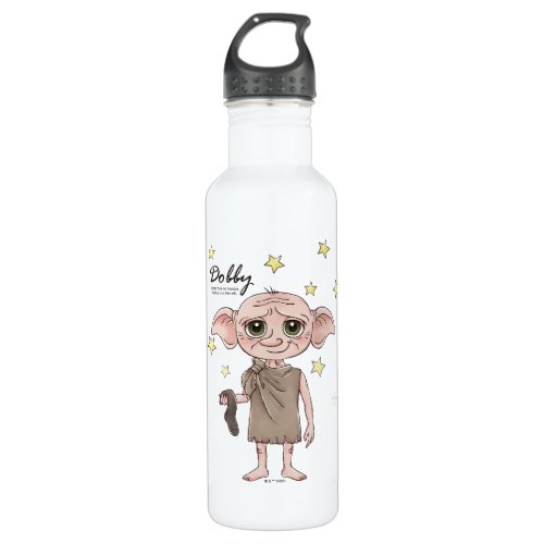 Dobby Watercolor Character Art Stainless Steel Water Bottle