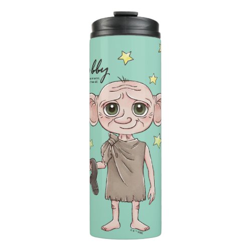 Dobby Watercolor Character Art Thermal Tumbler