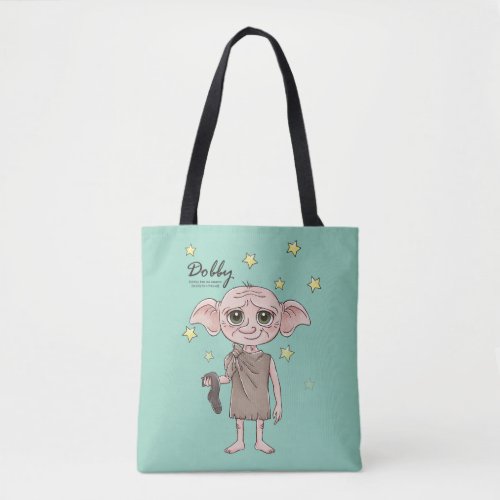 Dobby Watercolor Character Art Tote Bag