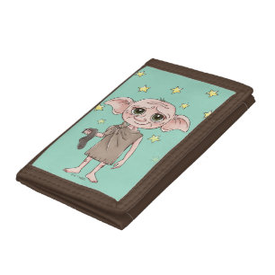 Dobby Watercolor Character Art Trifold Wallet