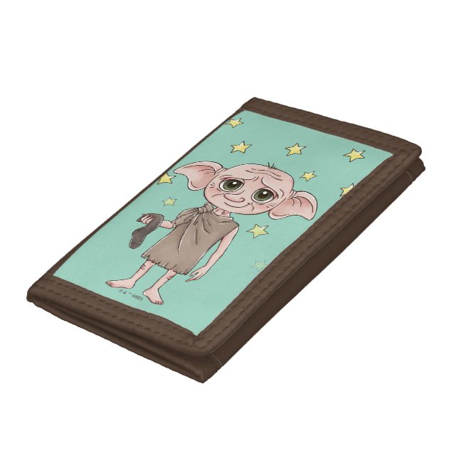 Dobby Watercolor Character Art Trifold Wallet (Bottom)