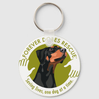 dobe-uncropped-ear-logo-8-29-11 keychain