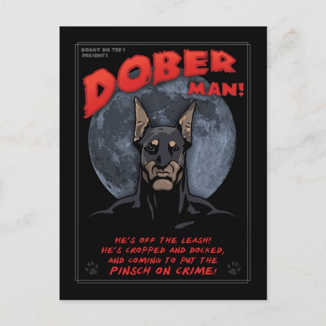 Dober Man! Postcard (Front)