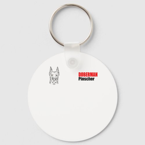 Doberman 1  keychain