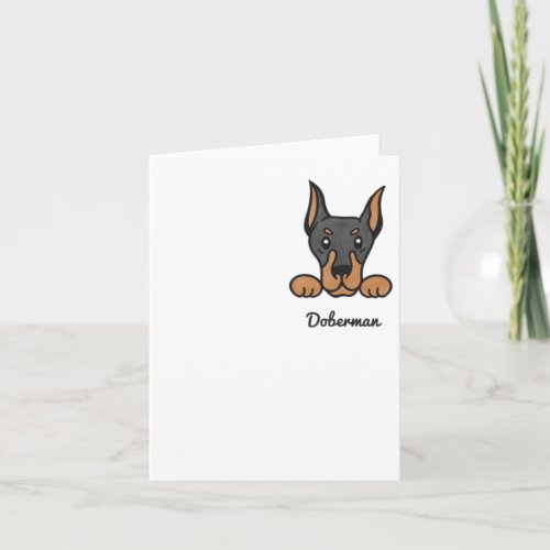 Doberman 2  card