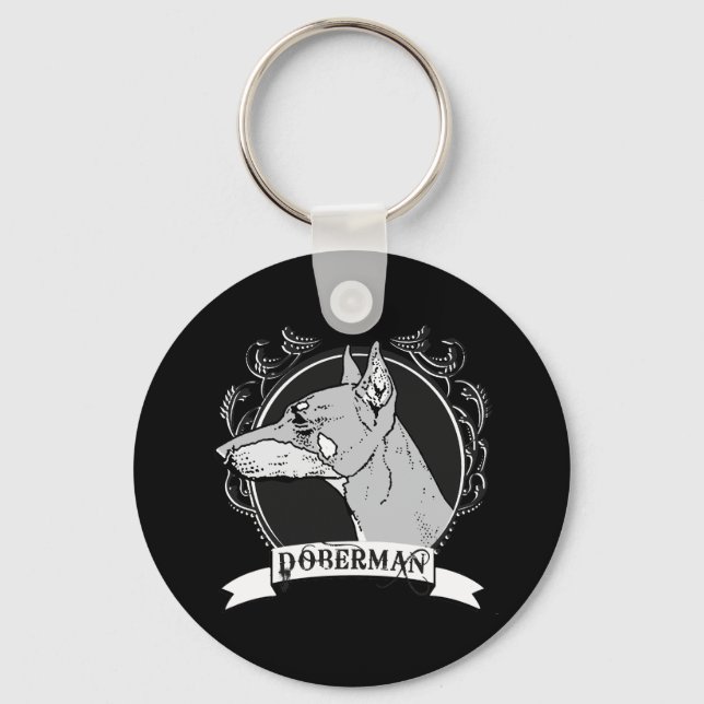 DOBERMAN (2) KEYCHAIN (Front)