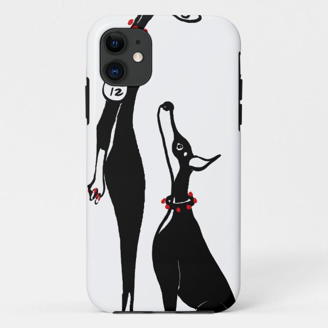 Doberman and Doberwoman Case-Mate iPhone Case (Back)