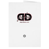 Doberman Badge, Red (Back)