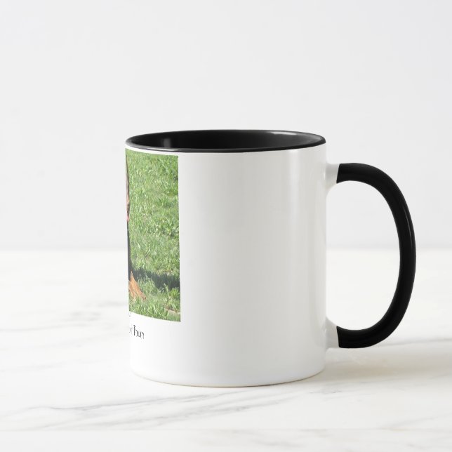Doberman:  Beauty, Grace and Power Mug (Right)