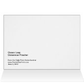 Doberman - Black - Ocean Leap Cards (Inside Horizontal (Top))