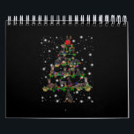 Doberman Christmas Tree Covered By Flashlight Calendar<br><div class="desc">Doberman Christmas Tree Covered By Flashlight</div>