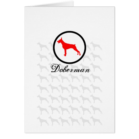 Doberman classics cards (Front)