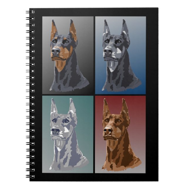 Doberman Colors Notebook (Front)