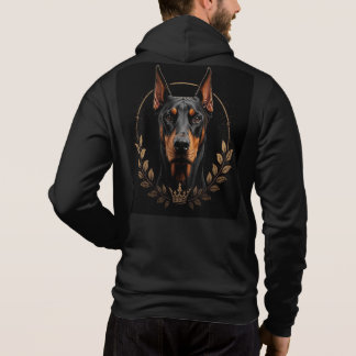 Doberman Dad Mom Hoodie