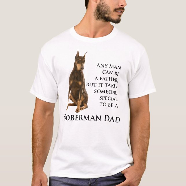 Doberman Dad T-Shirt (Front)