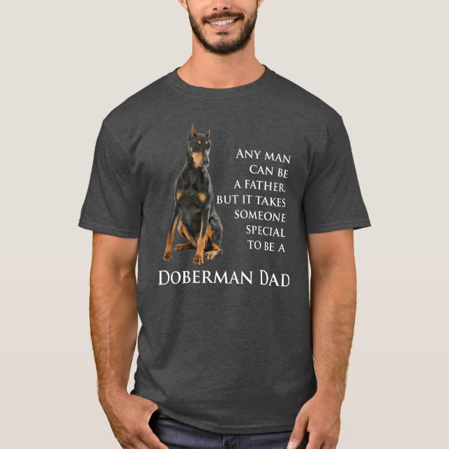Doberman Dad T-Shirt (Front)