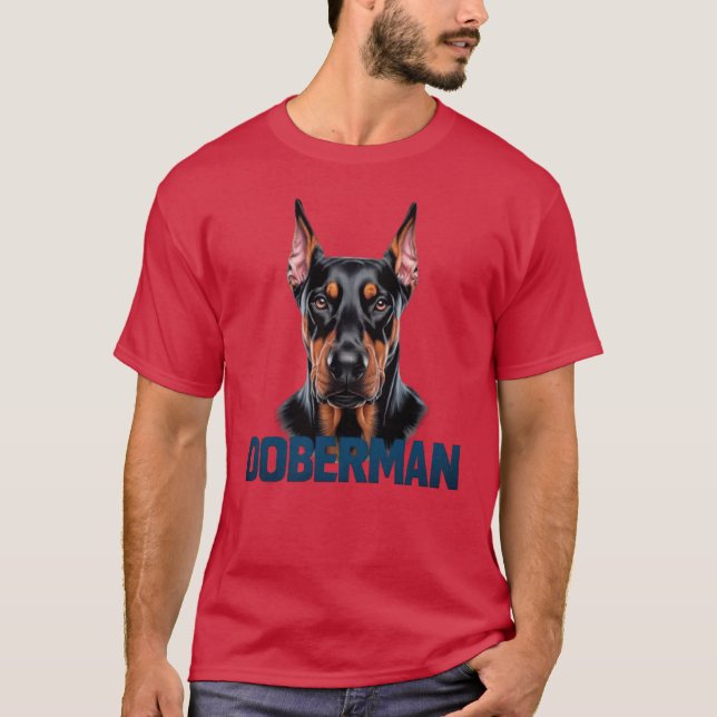 Doberman Dad T-Shirt (Front)