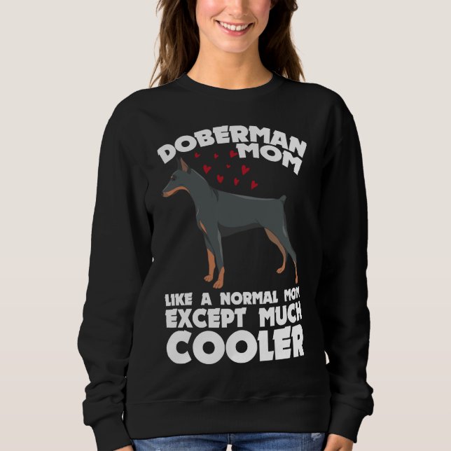 Doberman Dog  1002 Sweatshirt (Front)