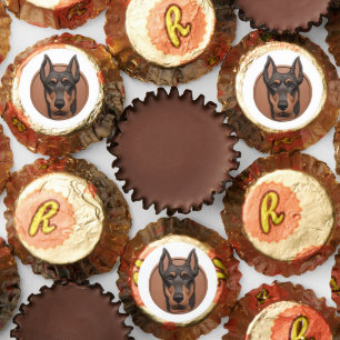 Doberman Dog 3D Inspired Reese's Peanut Butter Cups