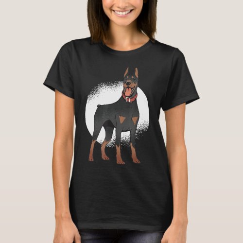 Doberman Dog Graphic T_Shirt