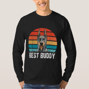 Doberman Dog Lover Retro Vintage Funny Best B Cute T-Shirt