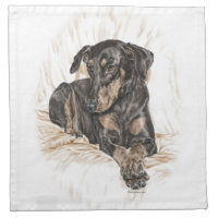 Doberman Dog Natural Ears