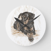 Doberman Dog Natural Ears