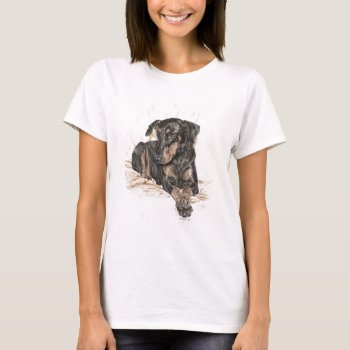 Doberman Dog Natural Ears T-shirt by KelliSwan at Zazzle
