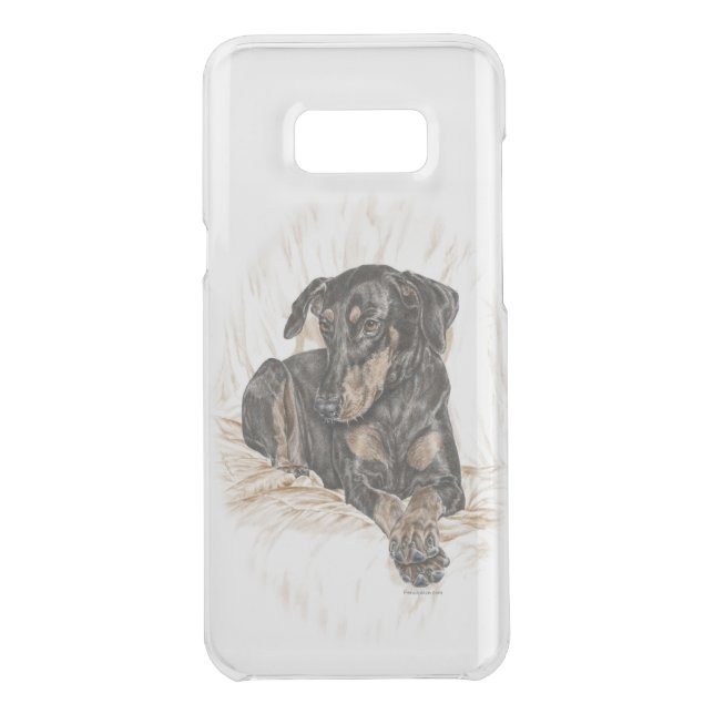 Doberman Dog Natural Ears Uncommon Samsung Galaxy Case (Back)