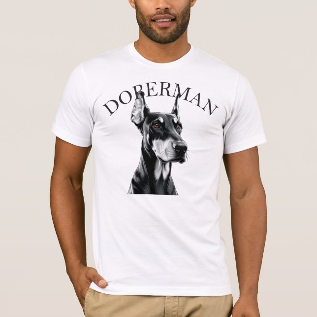 Doberman Dog T-Shirt (Front)