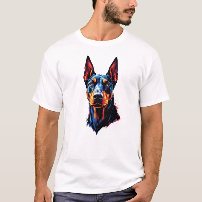 Doberman Dog T-Shirt (Front)