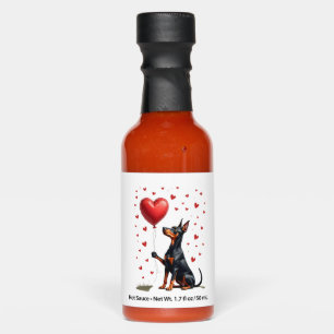 Doberman Dog Valentine's Day Dog Owner Valentine T Hot Sauces