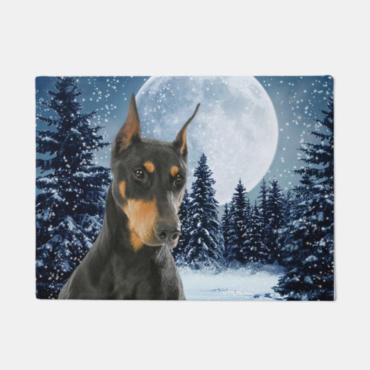 Doberman Door Mat