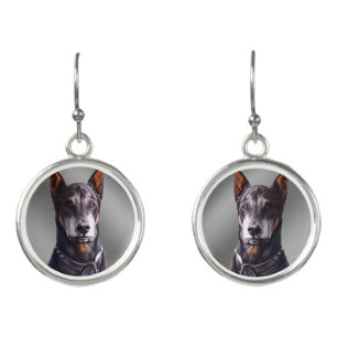 Doberman Earrings Doberman Pinscher Dog Jewelry 