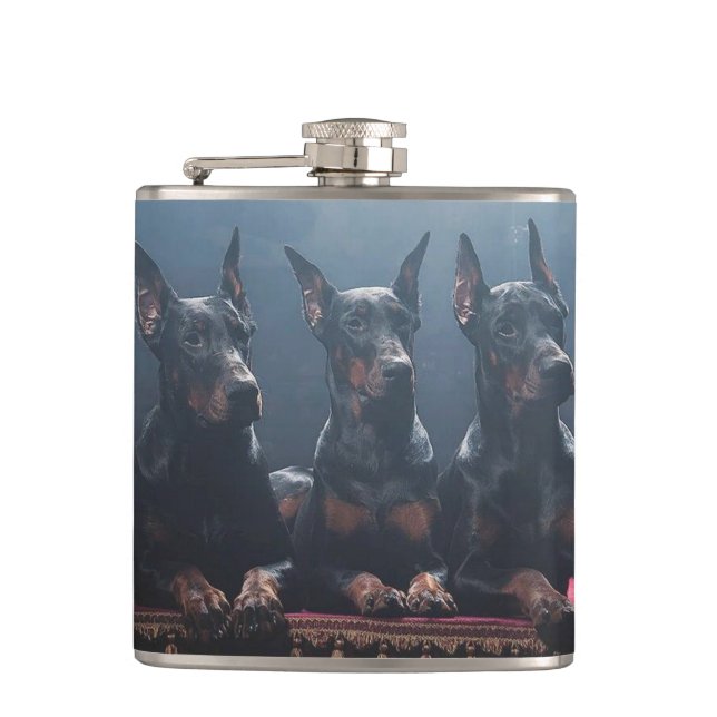 Doberman Flask (Front)
