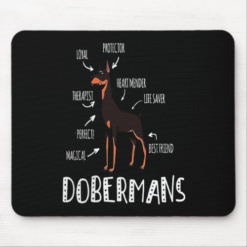 Doberman Gift  Dobermans Mouse Pad
