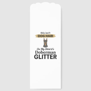 Doberman Glitter Funny Dog Lover Vintage Design_1 Bookmarks