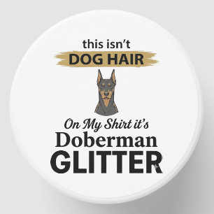 Doberman Glitter Funny Dog Lover Vintage Design_1 Mini Candle Favors