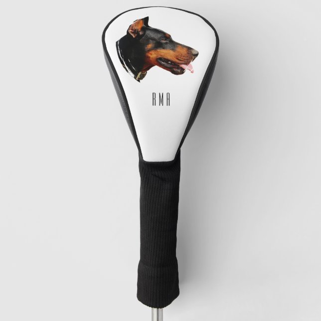 Doberman Golf Head Cover (Front)