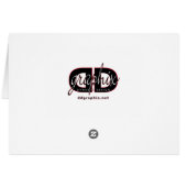 Doberman Head, Fawn, Uncropped Cards (Back Horizontal)