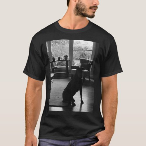 Doberman In Silhouette T_Shirt