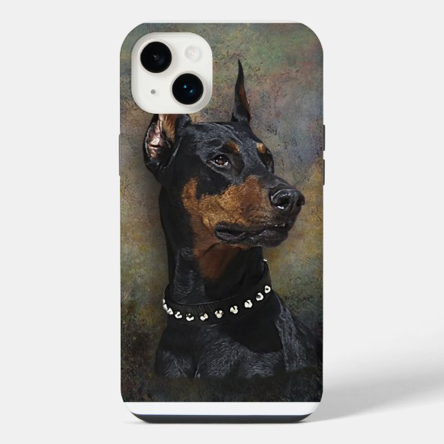 Doberman   iphone case (Back)