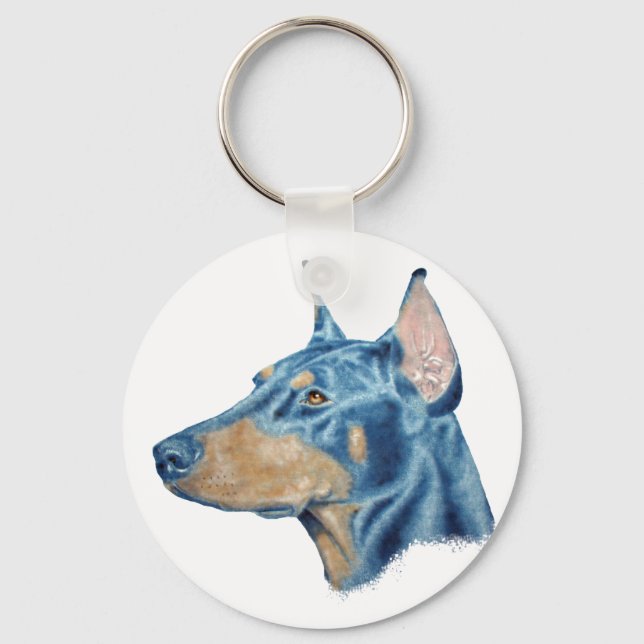 Doberman Keychain (Front)